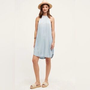 Anthropologie Cloth & Stone chambray halter dress
Size Petite Large